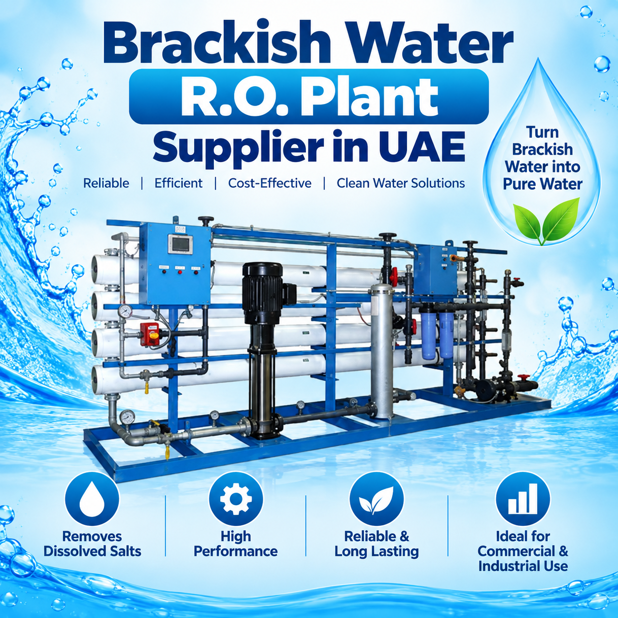 Brackish water RO plant